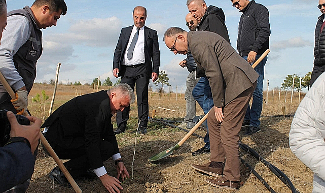 Lüleburgaz Kent Ormanına 100 Fidan
