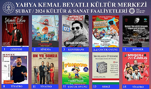 Şubat Ayı Etkinlikleri Göz Dolduruyor