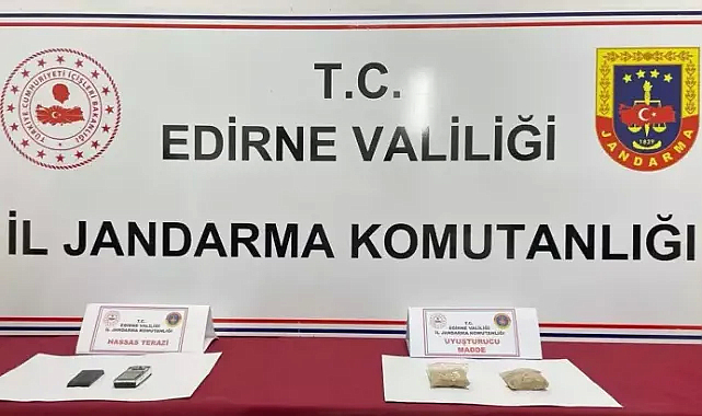 Edirne’de araçta eroin ele geçirildi; 2 gözaltı