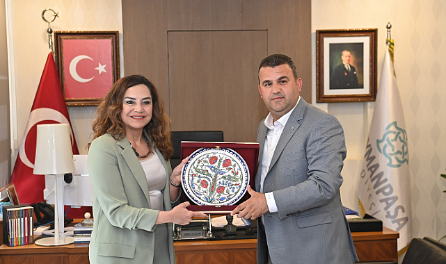 Başkan Volkan Nallar Büyükşehir Başkanı Candan Yüceer’i ağırladı