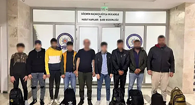 Edirne'de 8 kaçak göçmen yakalandı, 1 organizatör tutuklandı