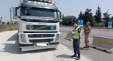 Edirne’de yaklaşık 5 ayda 3 bin 909 ağır vasıta kontrol edildi