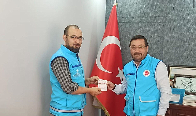Kırklareli İl Müftüsü ve Yardımcısından Anlamlı Bağış!