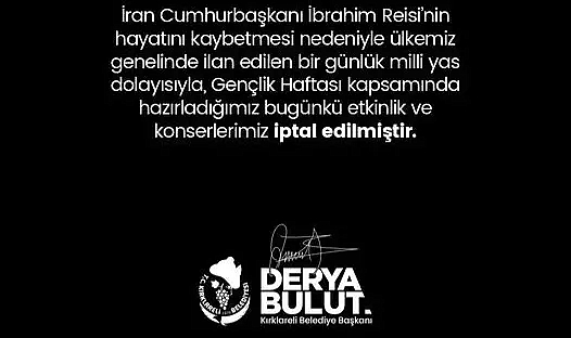 Kırklareli’nde Gençlik Haftası Konserlerinin Son Günü İptal Edildi