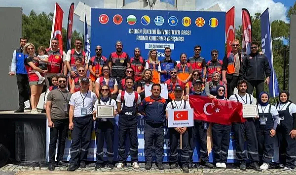 Kırklareli'ne Arama-Kurtarma Yarışması'nda Çifte Birincilik