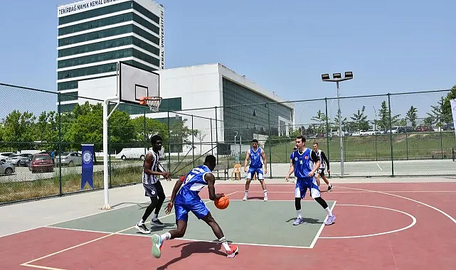 TÜB Sokak Basketbolu Turnuvası Tekirdağ NKÜ’de Gerçekleşti