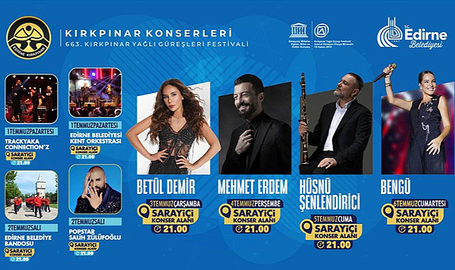 663. KIRKPINAR YAĞLI GÜREŞLERİ PROGRAMI BELLİ OLDU