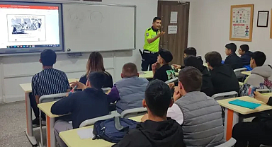 Babaeski'de Öğrencilere Trafik Eğitimi Verildi