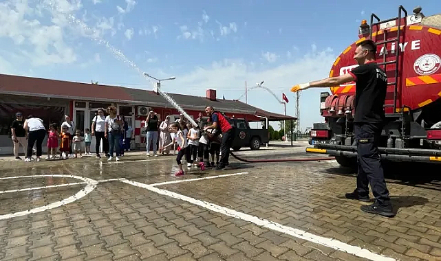 Babaeski İtfaiyesi Minik Ziyaretçileri Ağırladı: Yangın Güvenliğine Eğlenceli Bakış