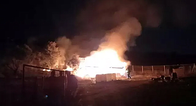 Bağ evinde çıkan yangın, ormana sıçramadan söndürüldü