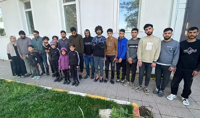 Edirne 36 kaçak göçmen yakalandı
