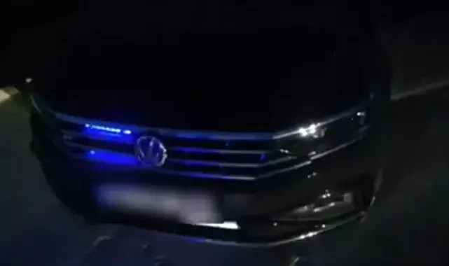 Edirne'de 'çakarlı' otomobilin sürücüsüne 6 bin 439 lira ceza