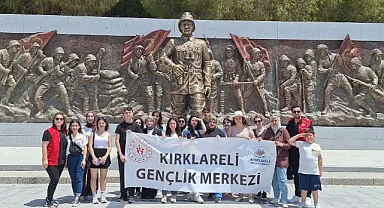 Kırklareli Gençlik Merkezleri:Çanakkale Tarihini Keşfetti
