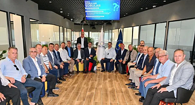 Kırklareli TSO Başkanı Ilık ve TOBB Başkanı Hisarcıklıoğlu, Çorlu TSO'ya Ziyaret