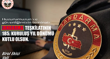 Kırklareli Valisi'nden 185. Yıl’a Özel Kutlama Mesajı!