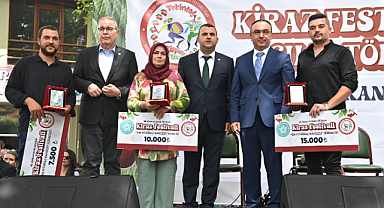 Süleymanpaşa’nın en güzel kirazları ödüllerine kavuştu
