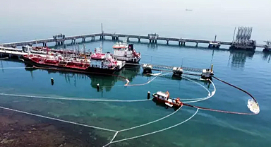 Tekirdağ'da denize 12 bin litre mazot sızdı; 12,6 milyon lira ceza