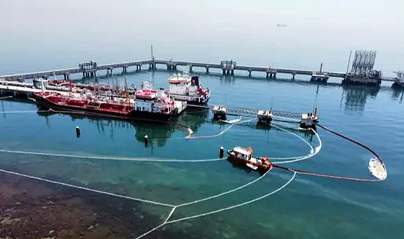 Tekirdağ'da denize 12 bin litre mazot sızdı; 12,6 milyon lira ceza