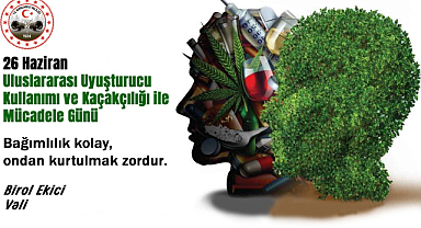 Vali Ekici'den Uyuşturucuyla Mücadele Mesajı!