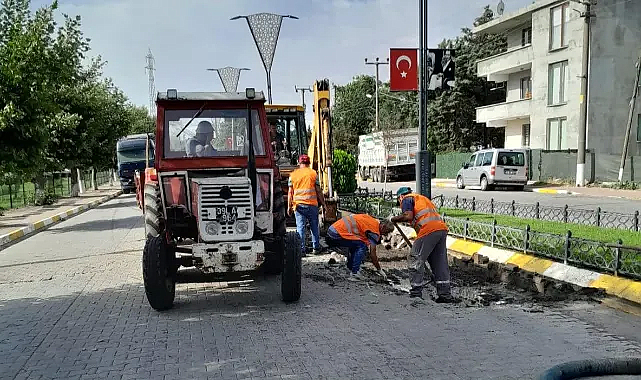 Büyükkarıştıran'da Çalışmalar Hız Kesmiyor
