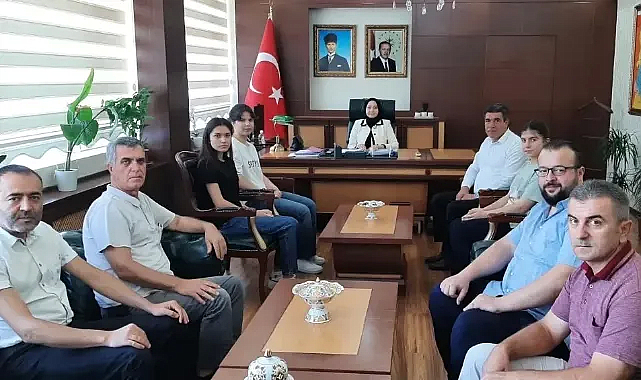 Çanakcıoğlu, LGS'de Başarılı Öğrencileri Kabul Etti