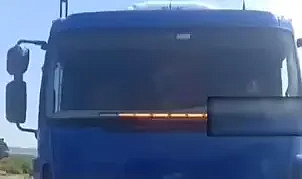 Edirne'de usulsüz çakar takılan TIR'ın şoförüne 6 bin 439 lira ceza