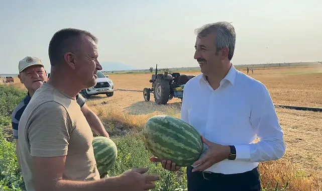 Edirne Valisi Yunus Sezer'den Enez ve İpsala'ya Tarımsal Destek Ziyareti