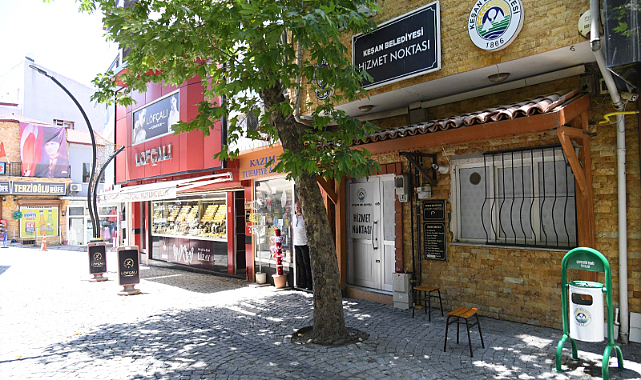 Keşan Belediyesi Hizmet Noktası Yeni Mahalle’de Faaliyete Başladı