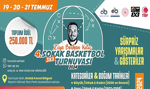 ZBK Sokak Basketbol Turnuvası FIBA 3x3 İmzasıyla Gerçekleştirilecek