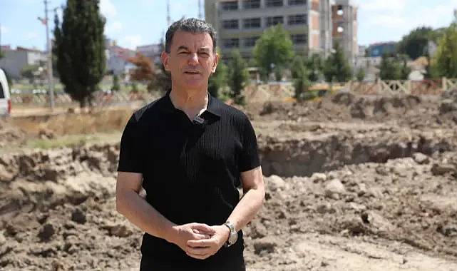 Başkan Çetin, Karaağaç Aile Sağlık Merkezi ve Karaağaç İlkokulu İnşaat Alanlarını İnceledi