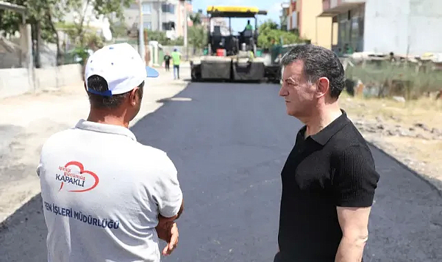 Başkan Çetin, Üstyapı ve Altyapı Çalışmalarını İnceledi