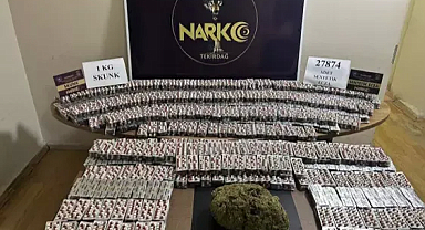 Çorlu'da 27 bin 874 uyuşturucu hap ele geçirildi