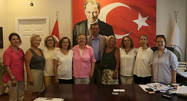 Kırklareli Çağdaş Yaşamı Destekleme Derneği'nden Belediye Başkanı Özalp'e Ziyaret