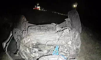 Kırklareli'de otomobil şarampole devrildi; 1 ölü, 3 yaralı