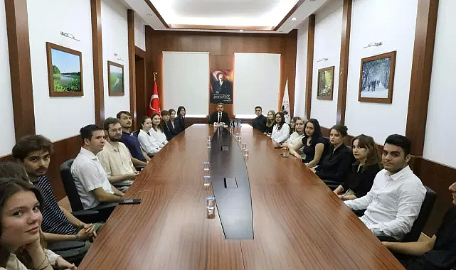 Kırklareli Valisi Birol Ekici, Ulusal Staj Programı Kapsamında Öğrencilerle Buluştu