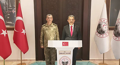 Kırklareli Valisi Birol Ekici, Yeni 55. Mekanize Piyade Tugay Komutanını Makamında Ağırladı