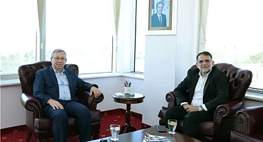 KUZEY MAKEDONYA CUMHURİYETİ MİLLETVEKİLİ SALİH MURAT’TAN REKTÖR PROF. DR. ERHAN TABAKOĞLU’NA ZİYARET