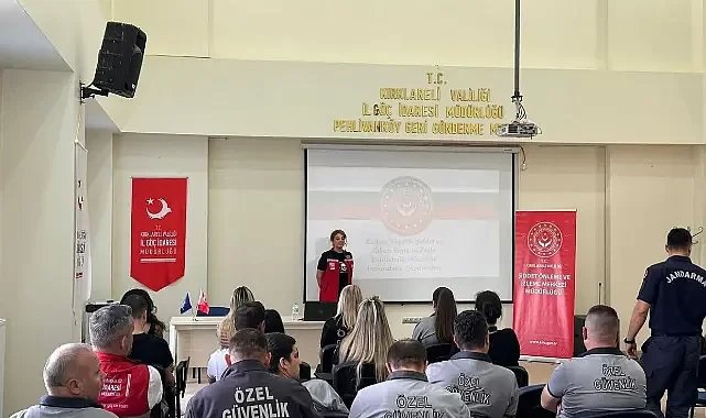 Pehlivanköy Geri Gönderme Merkezi'nde Kadına Yönelik Şiddet ve Erken Yaşta Evliliklerle Mücadele Eğitimi Verildi