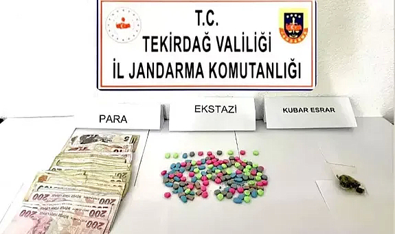 Tekirdağ'da jandarmadan 5 ilçede uyuşturucu operasyonu
