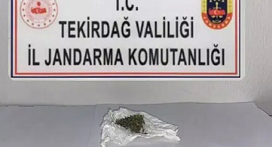 Tekirdağ'da uyuşturucu ile yakalanan 3 şüpheli gözaltında