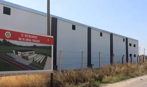 Vize Belediyesi 100. Yıl Sosyal Tesisi Projesi'nde Sona Yaklaşılıyor