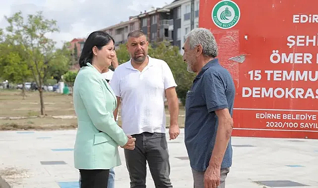 Başkan Gencan Akın, 15 Temmuz Parkı’ndaki Çalışmaları İnceledi