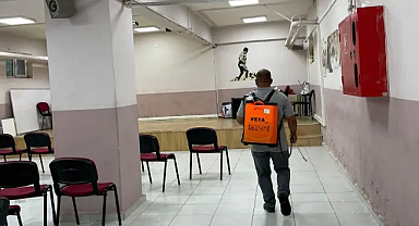 Demirköy'de Okullarda Dezenfekte Seferberliği Yaşandı