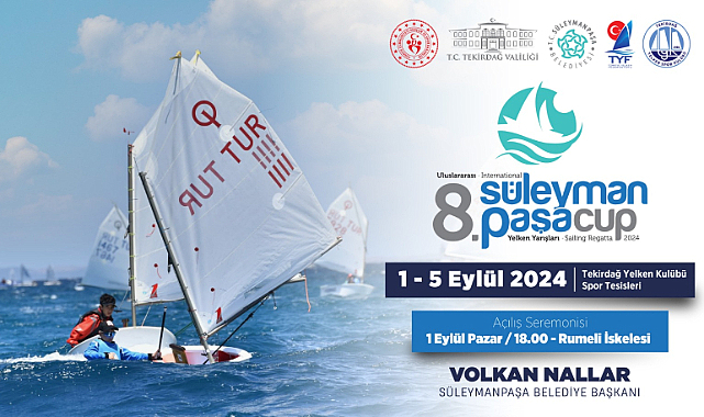 Süleymanpaşa Cup Yelken Yarışları Başlıyor