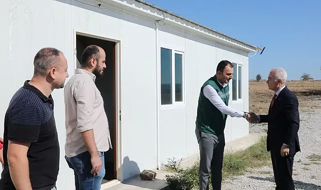 Vali Uğur Turan, Kızılcıkdere Sulama Projesi'ni Yerinde İnceledi