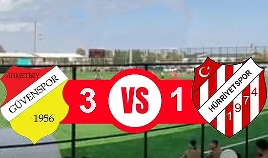 Ahmetbey Güvenspor, Büyükmandıra Hürriyetspor'u 3-1 Yendi