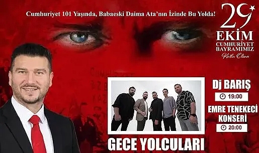 Babaeski'de 29 Ekim Cumhuriyet Coşkusu Başlıyor!