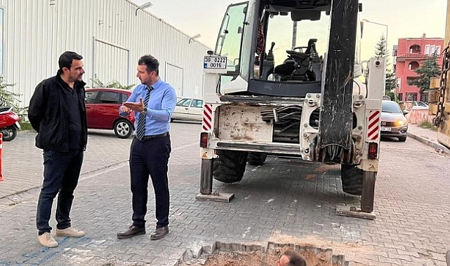 Babaeski'de Su Hattı Çalışmaları Hız Kesmeden Devam Ediyor