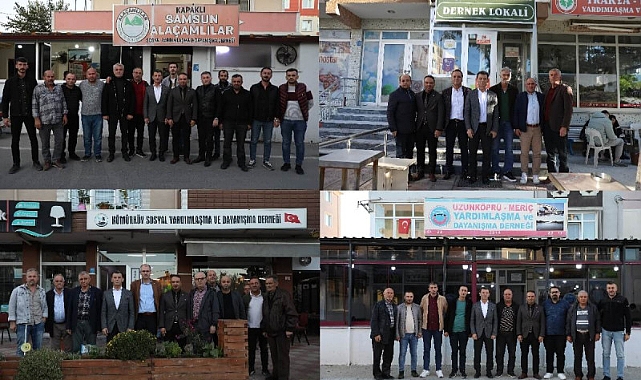 Başkan Çetin, Hemşehri Derneklerini Ziyaret Etti