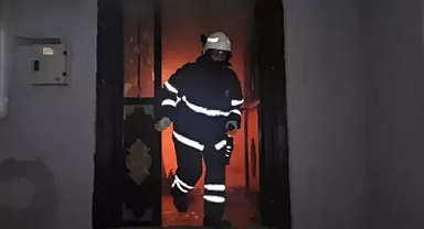 Edirne’de çıkan ev yangını büyümeden söndürüldü